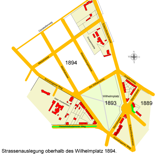  Planung fr den Kieler Wilhelmplatz 1894